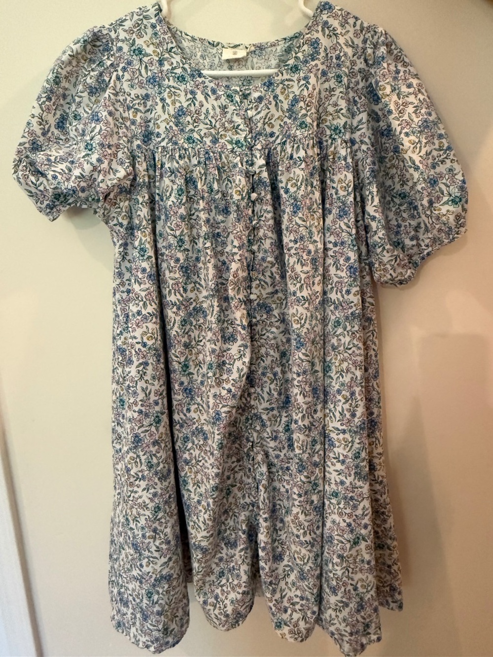 Oak meadow sweet pea mini puff dress